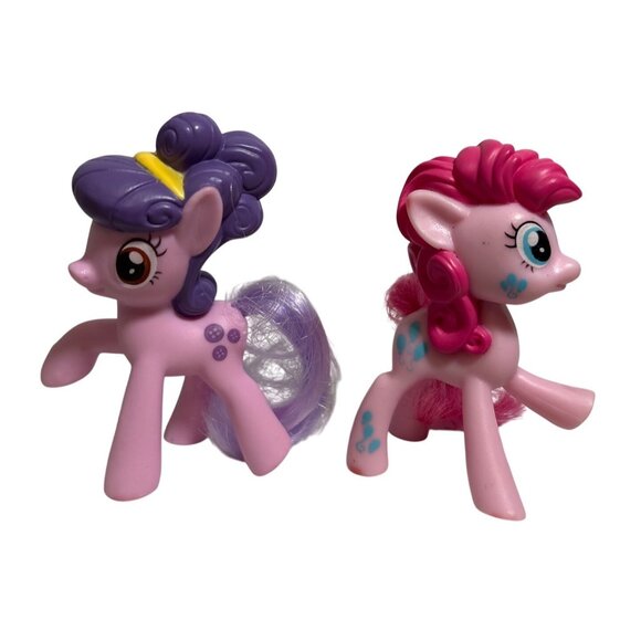 My Little Pony Mini Figurine Set Pinkie Pie & Button Belle McDonalds - Picture 1 of 9